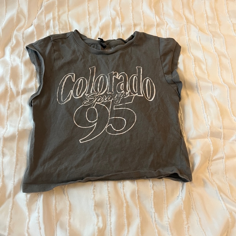 H&M cropped baby tee